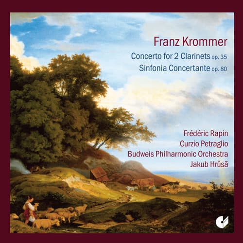 Krommer / Rapin / Budweis Philharmoic Orchestra - Concerto for 2 Clarinets - Sinfonia Concertante  - COMPACT DISCS