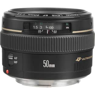 Canon EF50mm F1.4 USM Standard Lens for EOS DSLR Cameras Black Canon EF50mm F1.4 USM Standard Lens for EOS DSLR Cameras Black