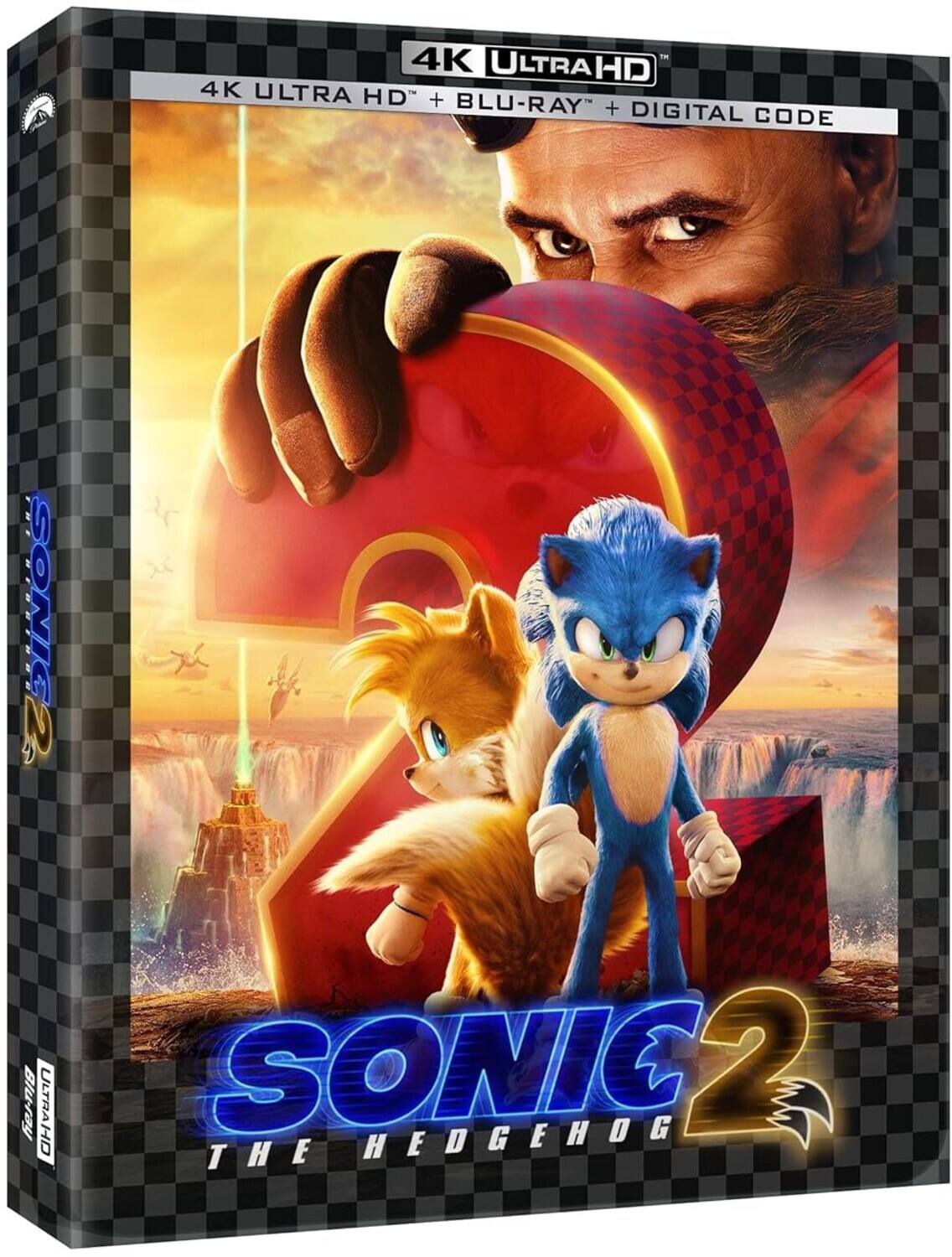 Sonic the Hedgehog 2 (Steelbook)   - 4K Blu-Ray [4K Ultra HD Blu-ray]