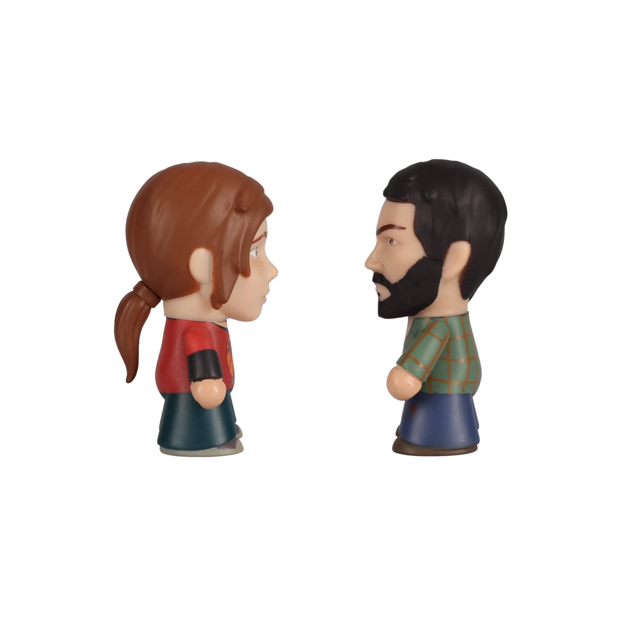 Alt View 10. BBC - The Last of Us 3" Joel & Ellie Vinyl Figures - White.