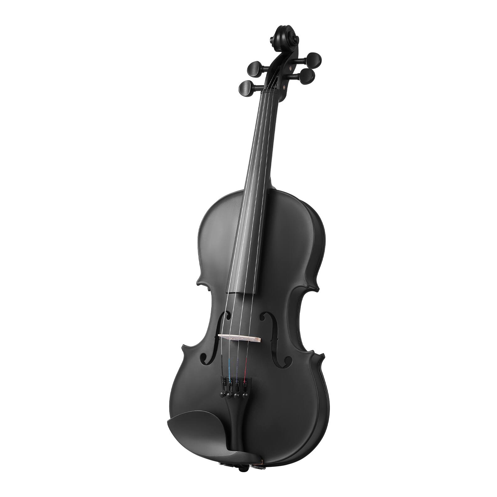 Alt View 5. VEVOR - Violin 4/4 Full Size for Adults, Violin Fiddle Set for Beginners Student with Hard Case,Rosin,Bow, Shoulder Rest, Bridge - Black.