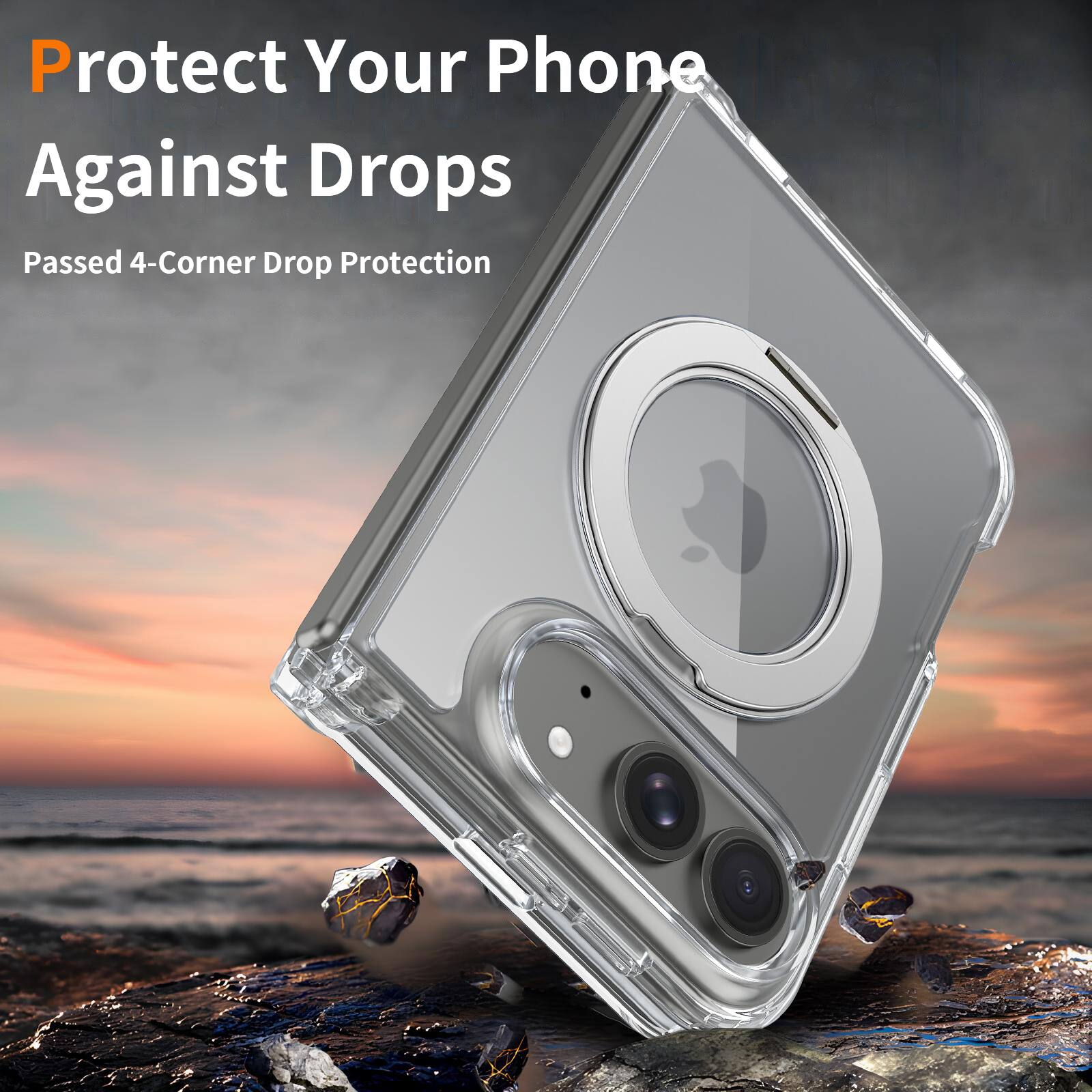 Protect Your Phone Against Drops  
Passed 4-Corner Drop Protection