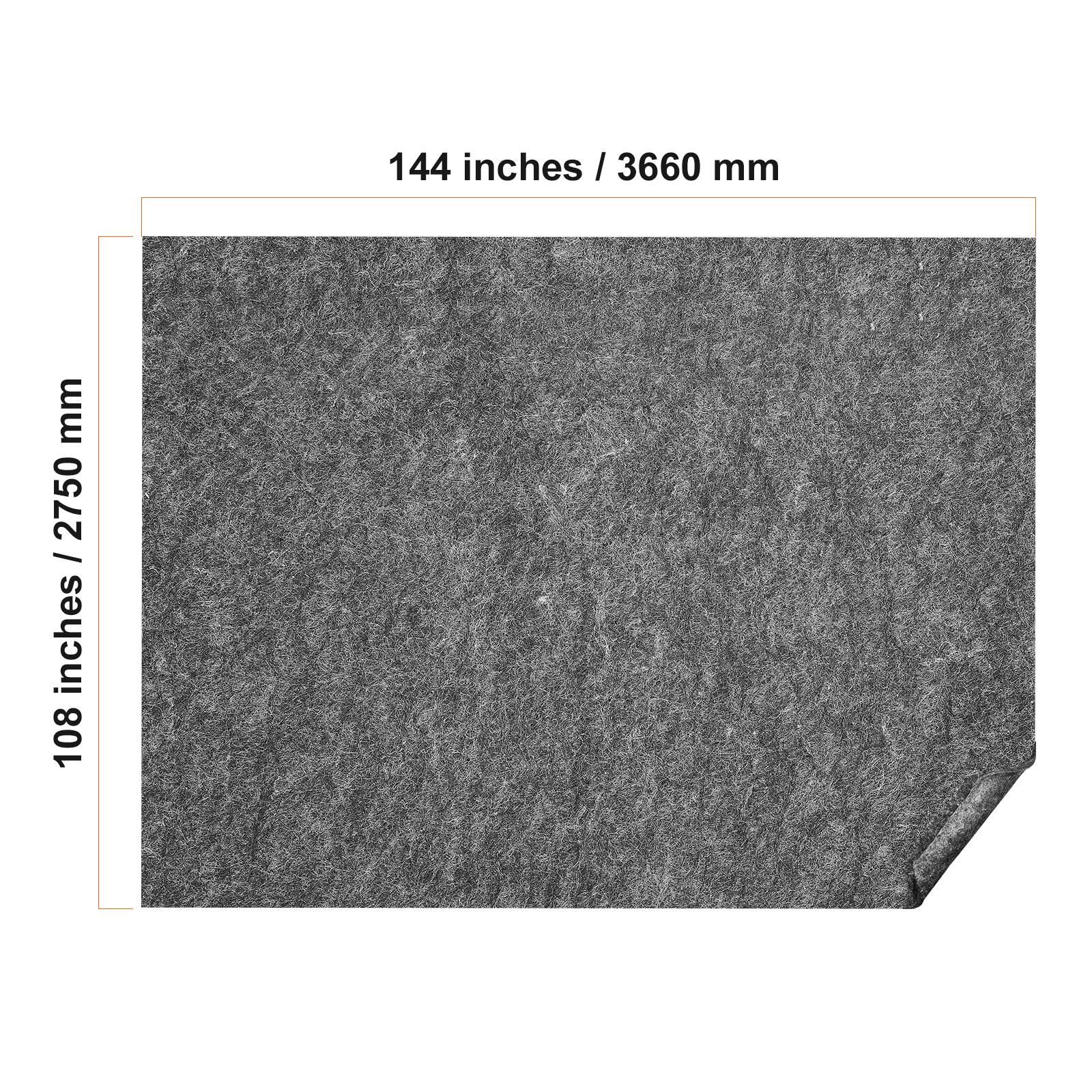 144 inches / 3660 mm  
108 inches / 2750 mm