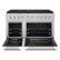 Angle. ZLINE - 48 in. Wide 8 Burner 6.7 cu. ft. Freestanding Paramount Dual Fuel DuoPro Range with Dual Ovens - Black Matte.