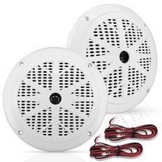 Front. Pyle - Pyle 6.5 Inch Dual Marine Speakers - 2 Way - None.