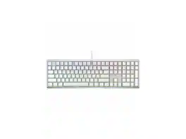 CHERRY - MX 3.1 Gaming Keyboard - Aluminum, MX2A RED RGB, Durable Keys, Detachable Cable - White
