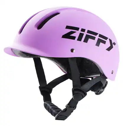 Front. Joyfy - Adjustable Bike Helmet for Kids Toddlers - Lightweight, Safety Certified Scooter Helmet with Washable Inner Lining - Purple.