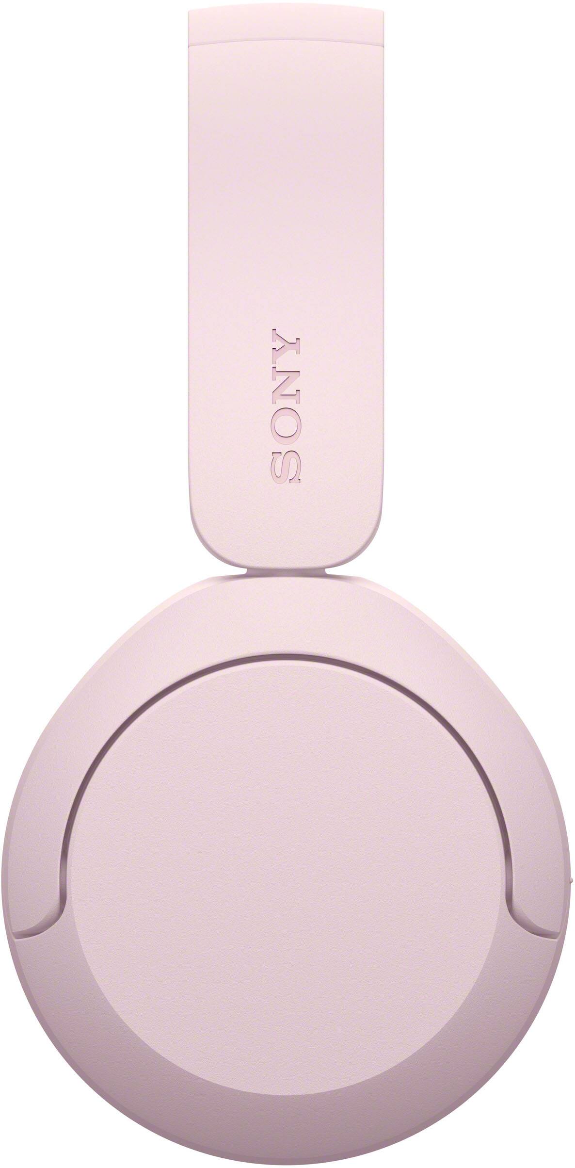 Left. Sony - WH-CH530 Wireless Headphone with Microphone - Pink.