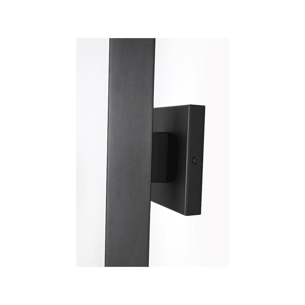Alt View 2. Elegant Lighting - Troy 4.5 x 18 inch Outdoor Wall Sconce in Black - Black.