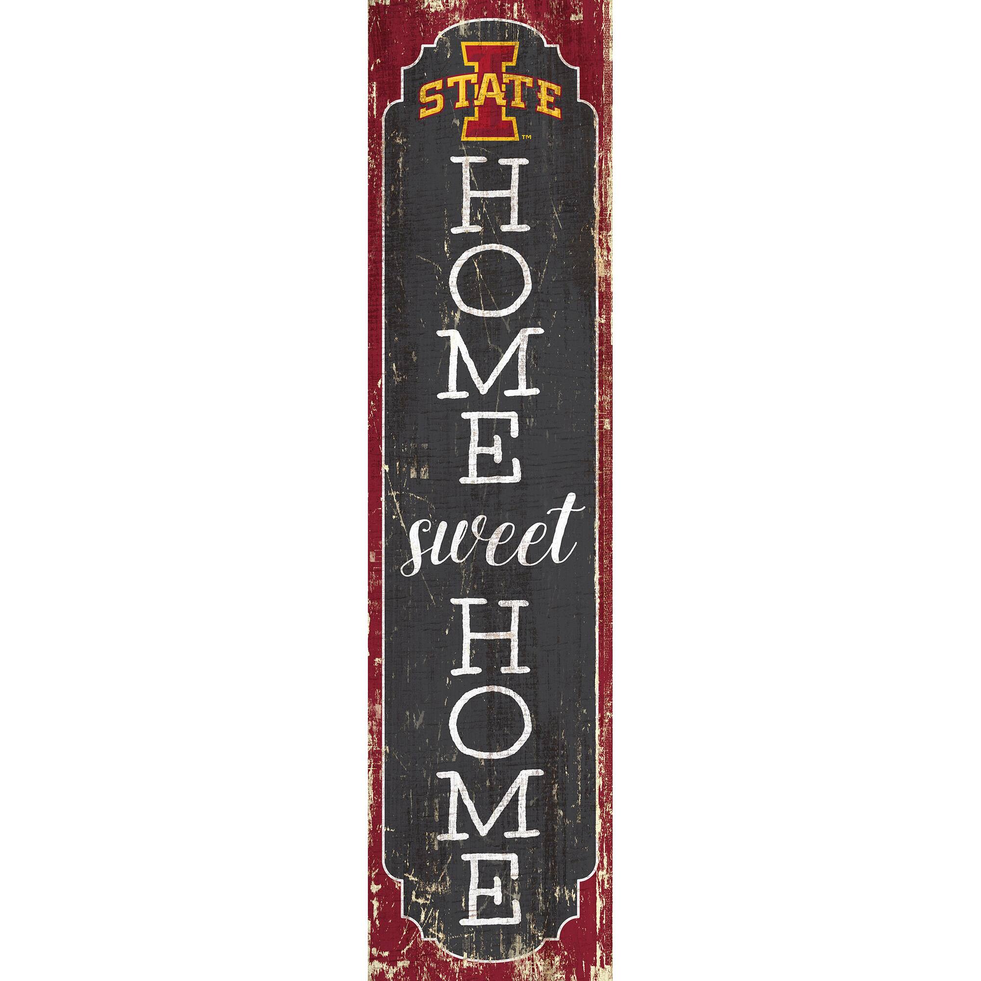 Iowa State Cyclones 24" Home Sweet Home Leaner Sign