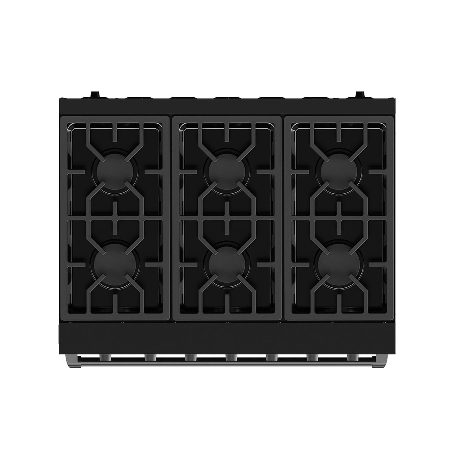 Back. Thor Kitchen - Gordon Ramsay Series by Thor Kitchen 6.0 Cu. Ft Freestanding Gas Range - Black.