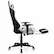 Alt View 19. Costway - Massage Gaming Chair Reclining Office Chair with Footrest - White + Black.