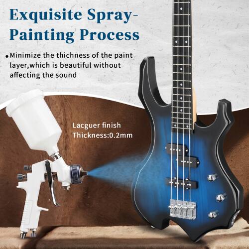 Exquisite Spray-Painting Process

- Minimize the thickness of the paint layer, which is beautiful without affecting the sound

Lacquer finish Thickness: 0.2mm