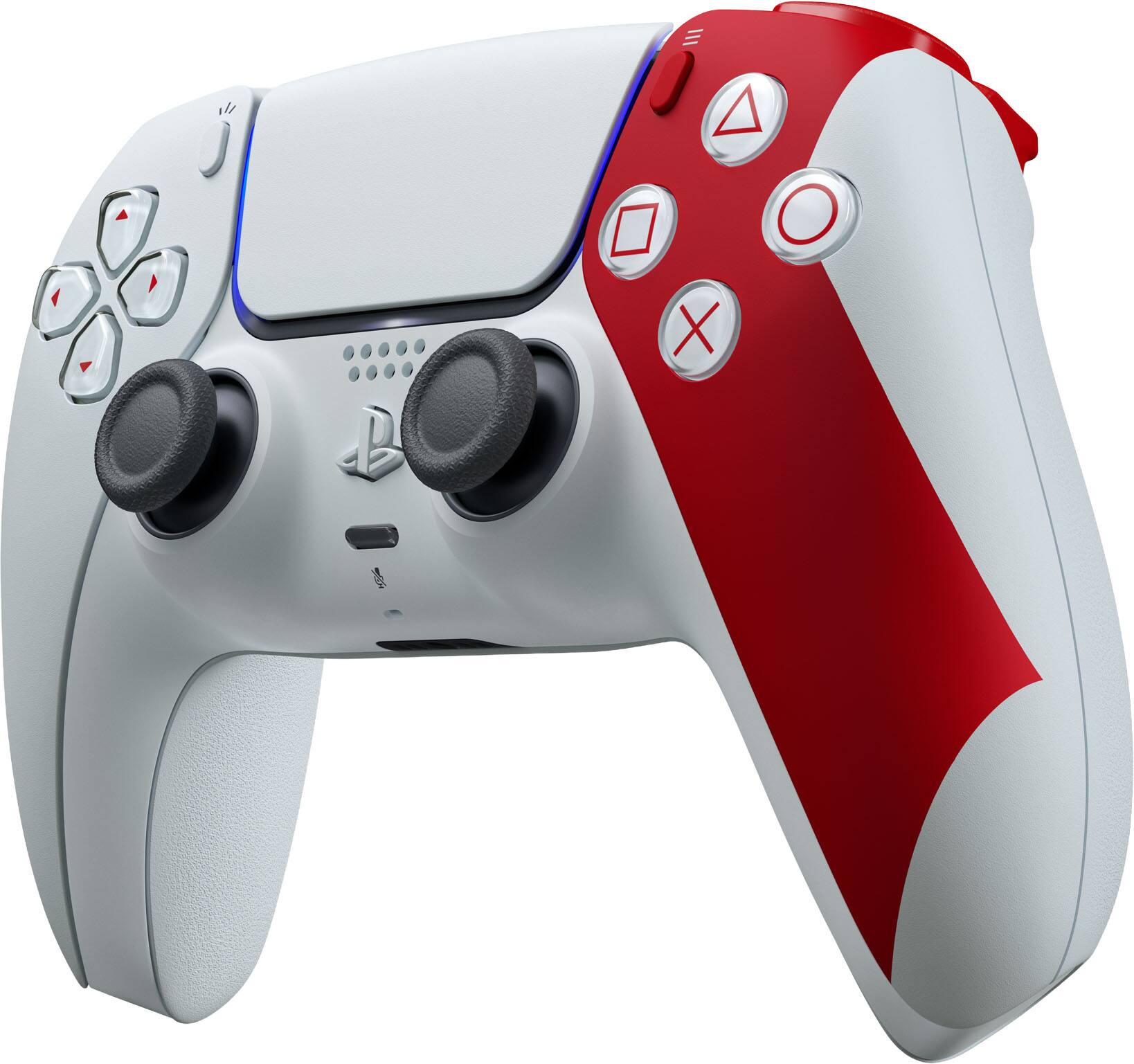 Angle. Sony Interactive Entertainment - DualSense Wireless Controller for PS5, PC, Mac & Mobile - God of War 20th Anniversary Limited Edition.