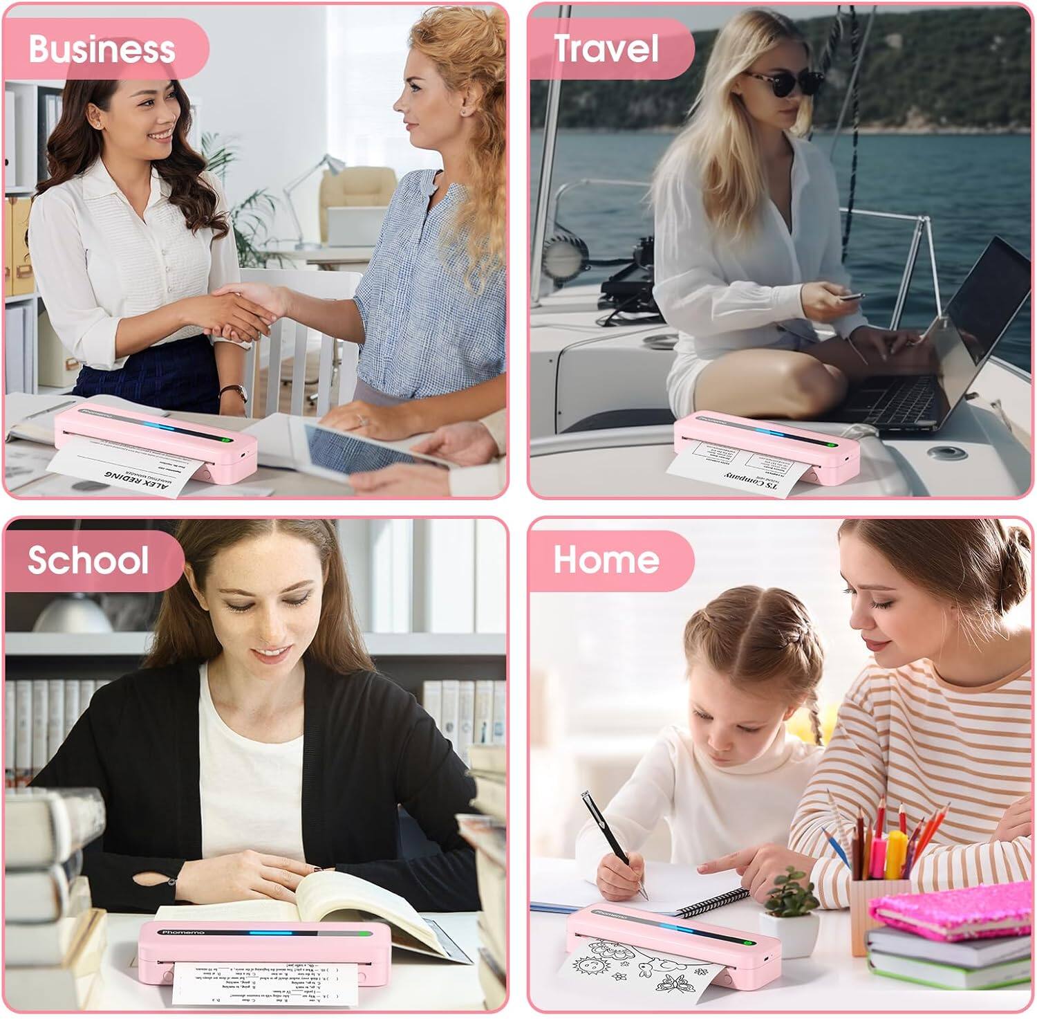 Business  
Travel  
School  
Home