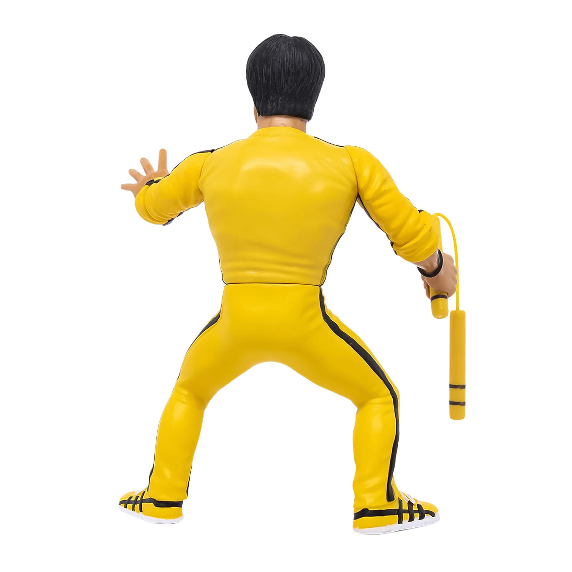 Alt View 2. Zombie Sailor's Toys - Bruce Lee Heels and Faces Retro Action Figure | Yellow Tracksuit - Multi-Colored.