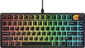Glorious - GMBK 75% Wired Membrane Gaming Keyboard with Swappable MX-Compatible Keycaps - Black