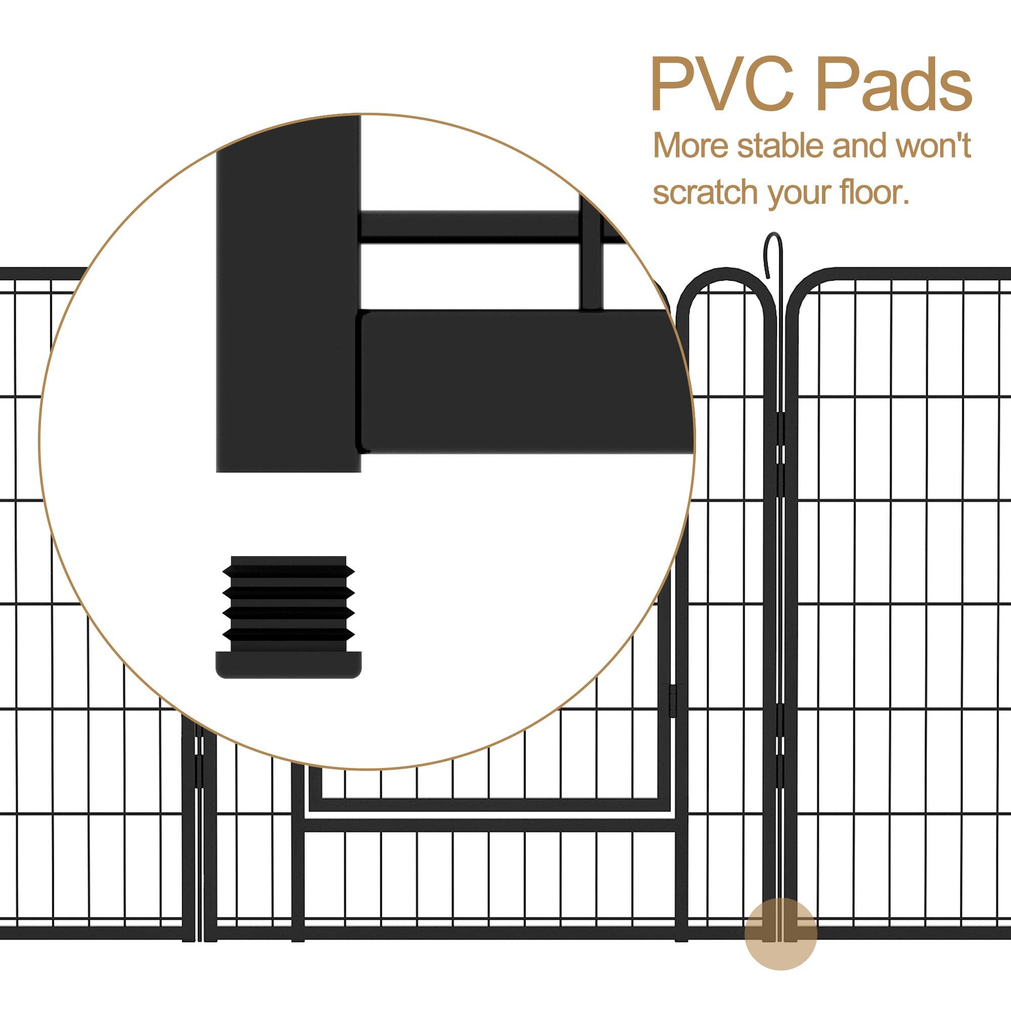PVC Pads  
More stable and won't scratch your floor.