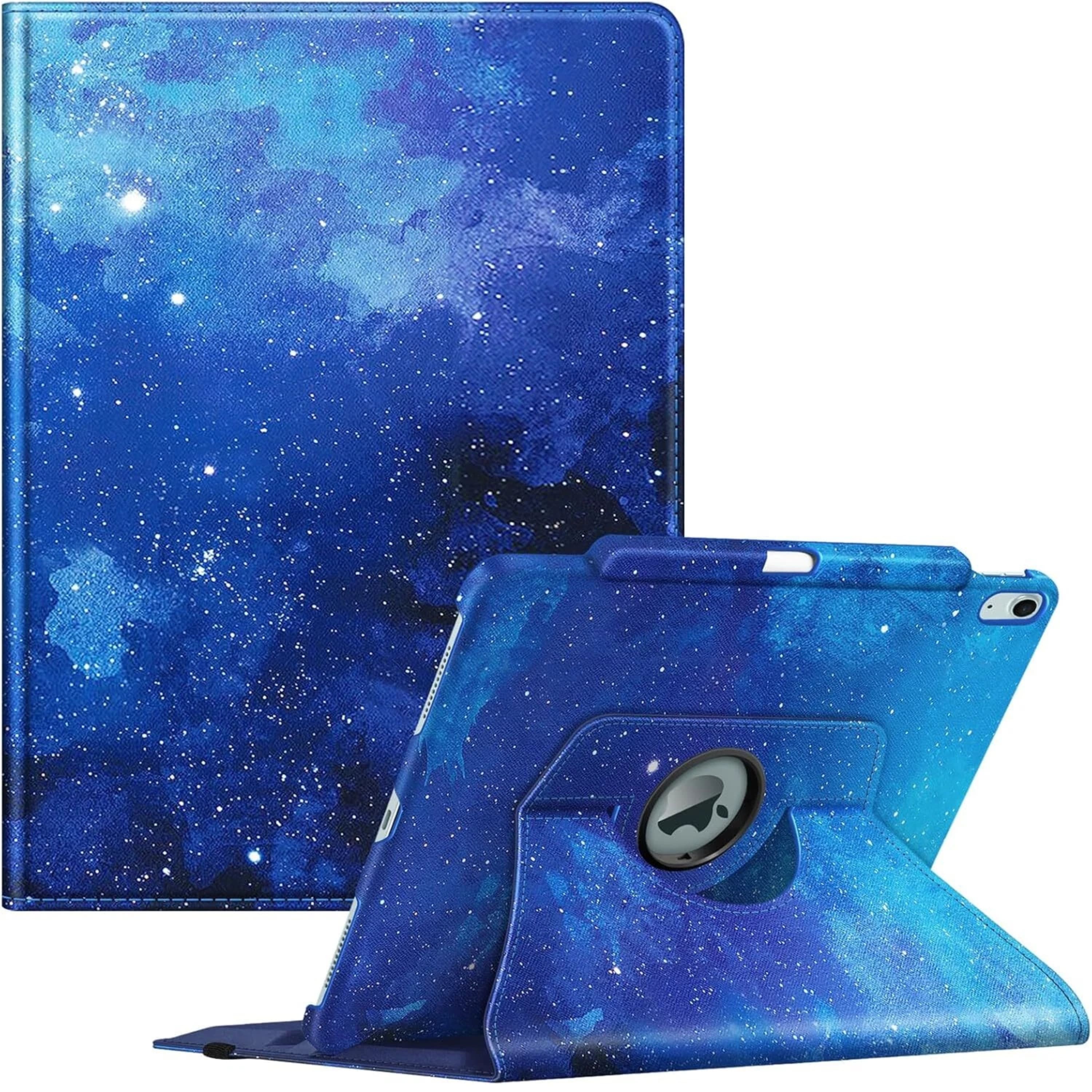 Front. Kitcheniva - Rotating 360 Degree Stand Case For iPad Air 13 Inch M3 2025 With Pencil Holder Starry Sky - Starry Sky.