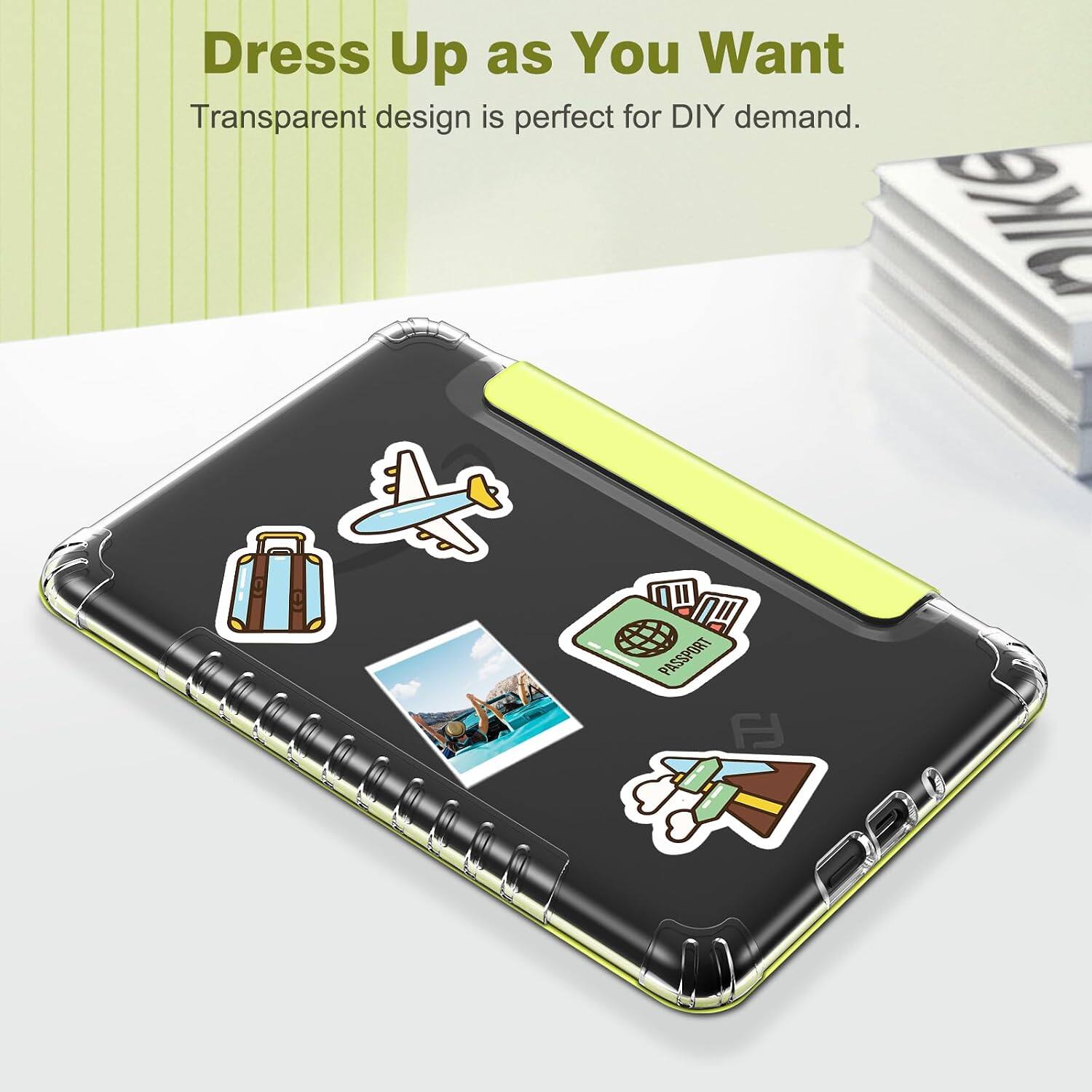 Dress Up as You Want  
Transparent design is perfect for DIY demand.