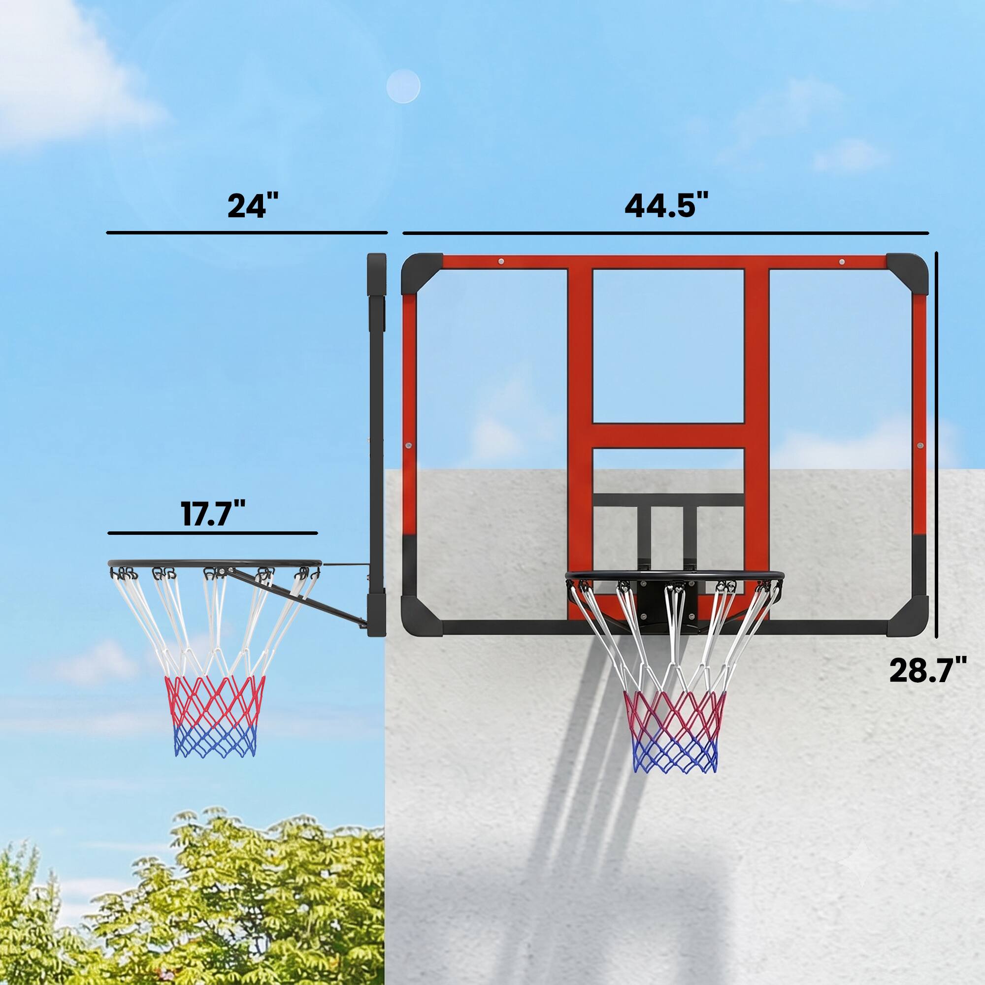24"  
44.5"  
17.7"  
28.7"