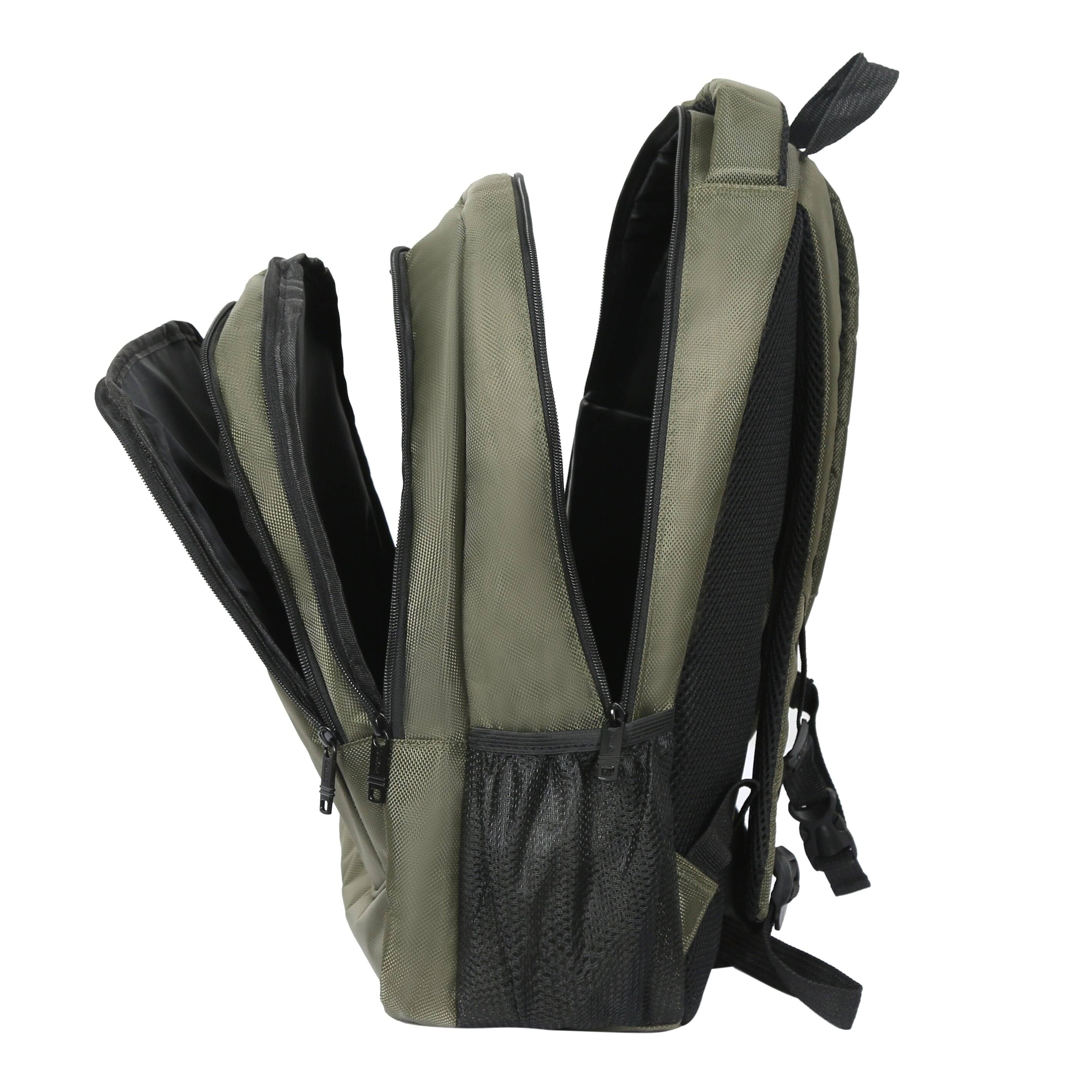 Alt View 2. DUKAP - EDGE Executive Backpack for Laptops up to 15.6''-Inches - GREEN.