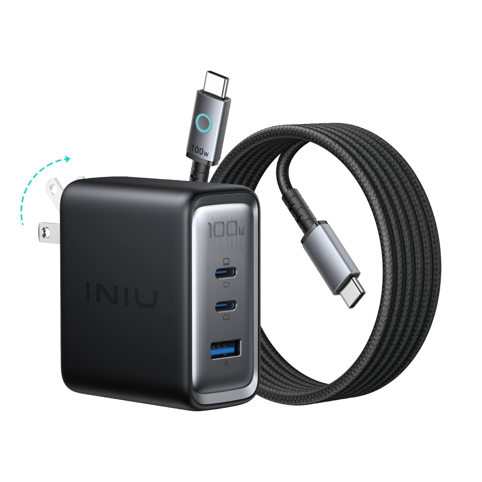 100W  
100G  
INIU  
C1 C2  
A