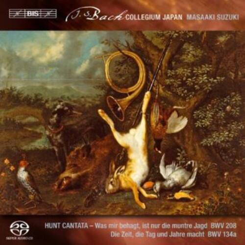 J.S. Bach  
COLLEGIAUM JAPAN  
MASAAKI SUZUKI  

HUNT CANTATA  
— Was mir behagt, ist nur die muntre Jagd BWV 208  
Die Zeit, die Tag und Jahre macht BWV 134a  

BIS