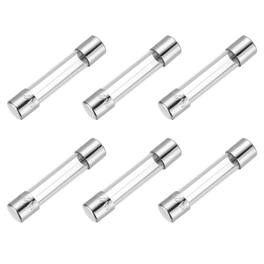Unique Bargains - 1A 250V 5x20mm Time Delay Glass Fuse UL Listed Slow Blow Fuse for Home Appliances 6pcs