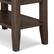 Alt View 11. Simpli Home - Acadian SOLID WOOD 14 inch Wide Rectangle Transitional Narrow Side Table in Farmhouse Brown - Farmhouse Brown.