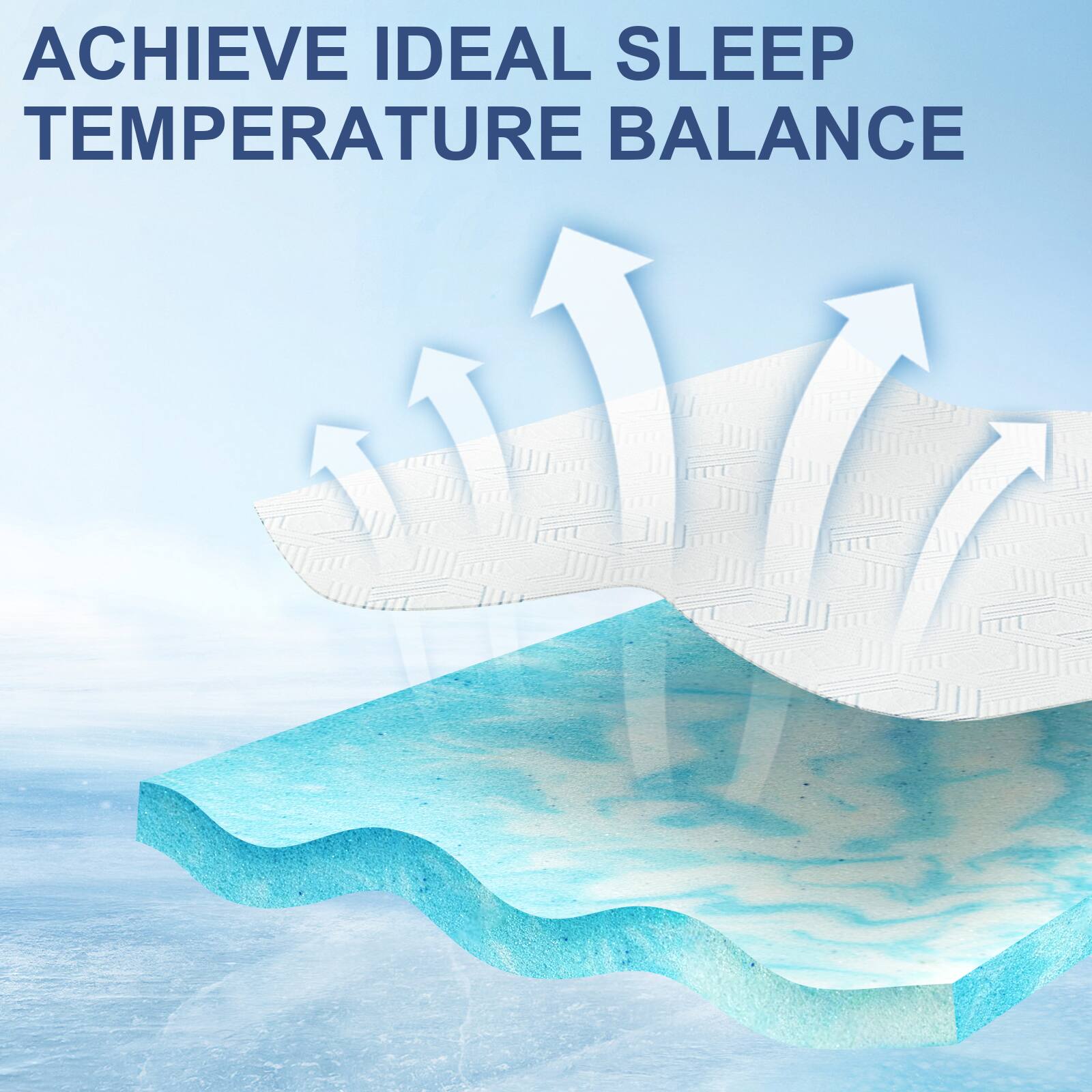 ACHIEVE IDEAL SLEEP TEMPERATURE BALANCE