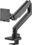 Alt View 1. ACGAM - Single Monitor Gas Spring Desk Mount, Fully Adjustable Heavy Duty Monitor Arm for Ultrawide Screen 17 to 49 Inch, 44 lbs - Fine Texture Black.