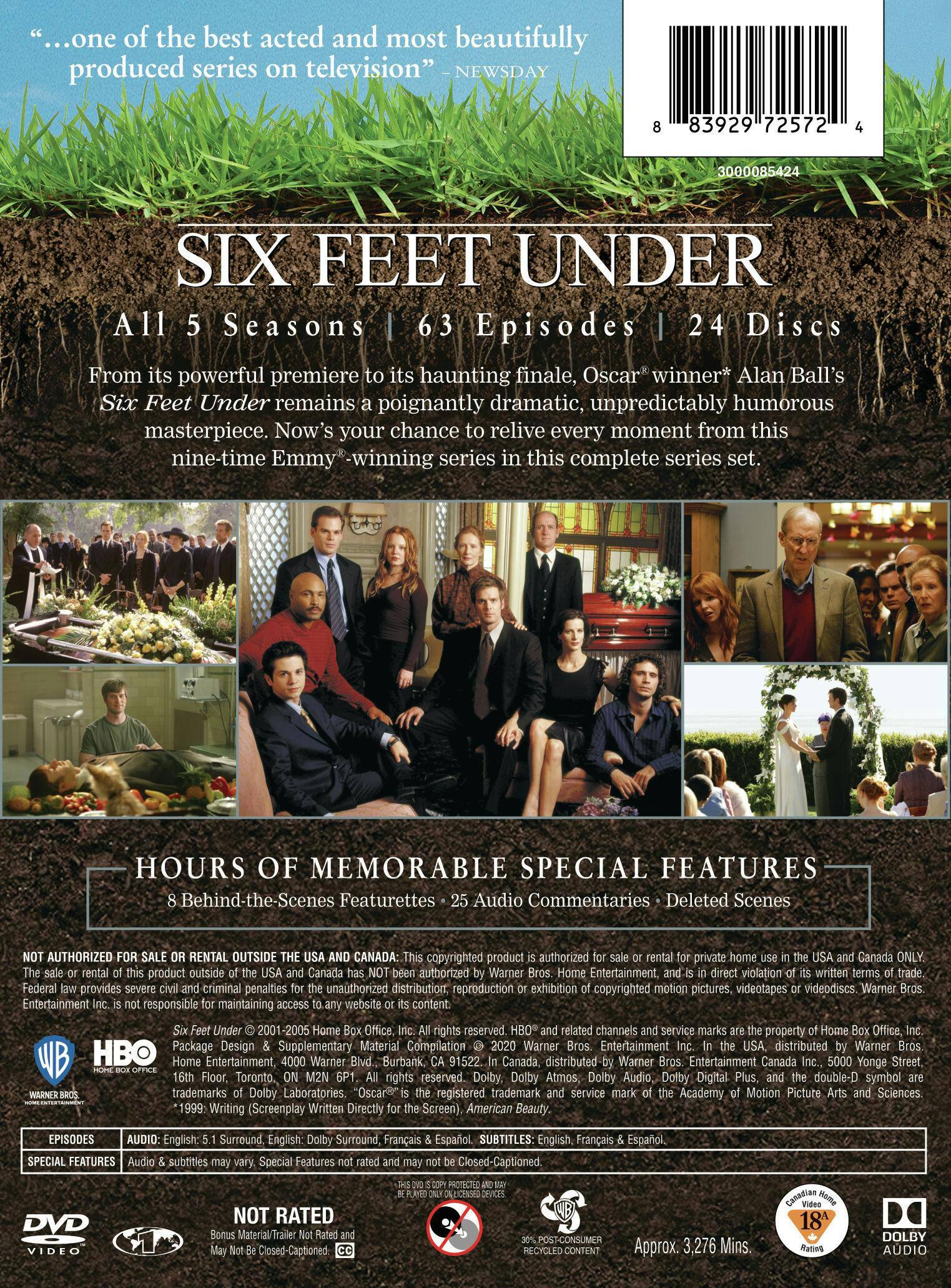 Angle. Six Feet Under: The Complete Series (Box Set) [DVD].