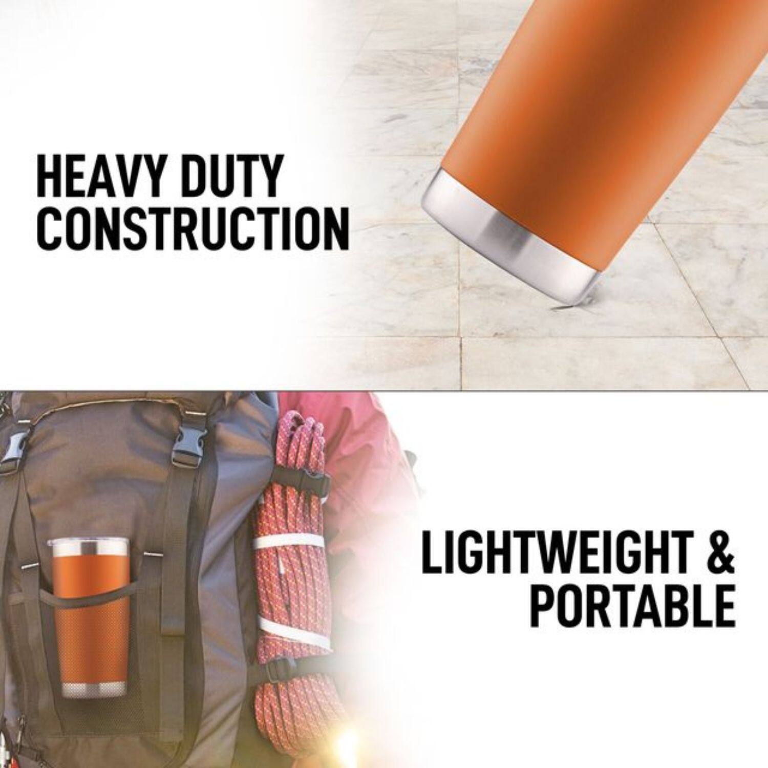 HEAVY DUTY CONSTRUCTION

LIGHTWEIGHT & PORTABLE