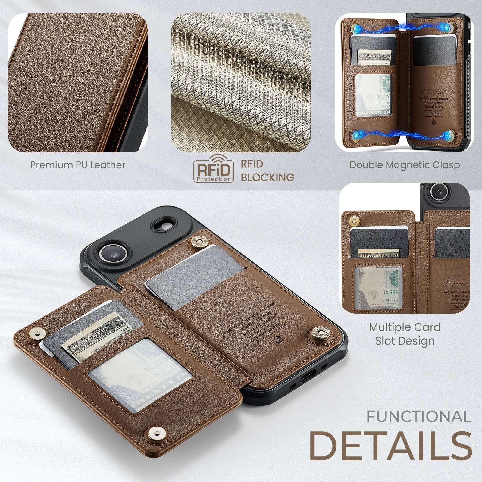 NL129 WENE Ga - - - - n a I - agea Premium PU Leather RFID RFiD Protection BLOCKING Double Magnetic Clasp RNEU N 71 MENEINT aEE NL129 29 WENTED Face JC 552 Egresing A - e -U ad - Chontte Lmote Cagem C P o E 1he thaince a LY Card Einoress not Sigle Multiple Slot Design FUNCTIONAL DETAILS