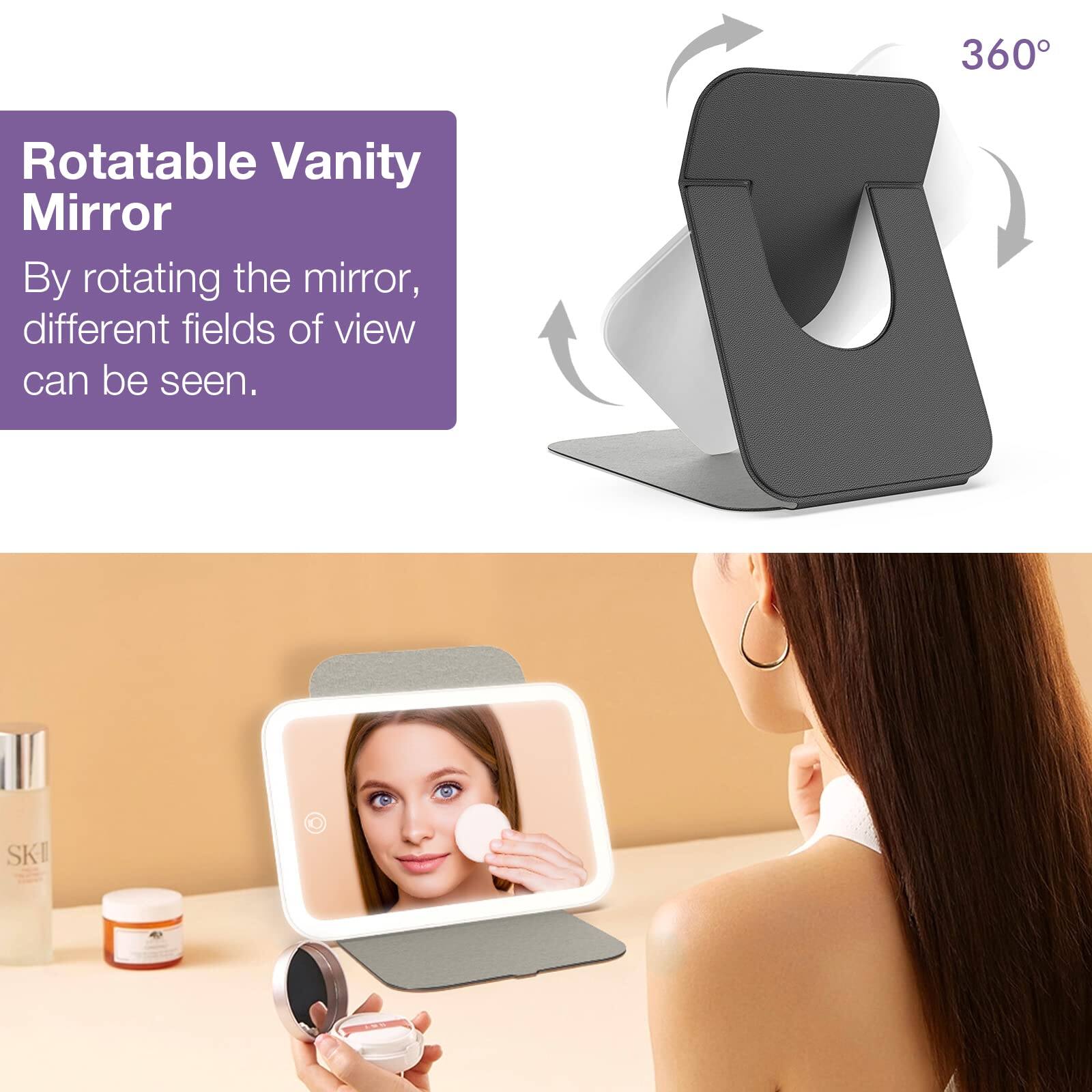 Rotatable Vanity Mirror

By rotating the mirror, different fields of view can be seen.