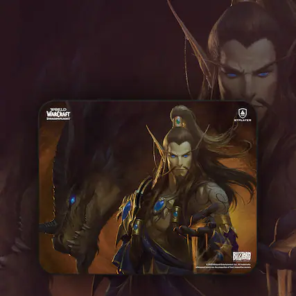 Front. CloudRest Pro - World of Warcraft®: Dragonflight Floor Mat - Nozdormu Edition - Nozdormu Edition.