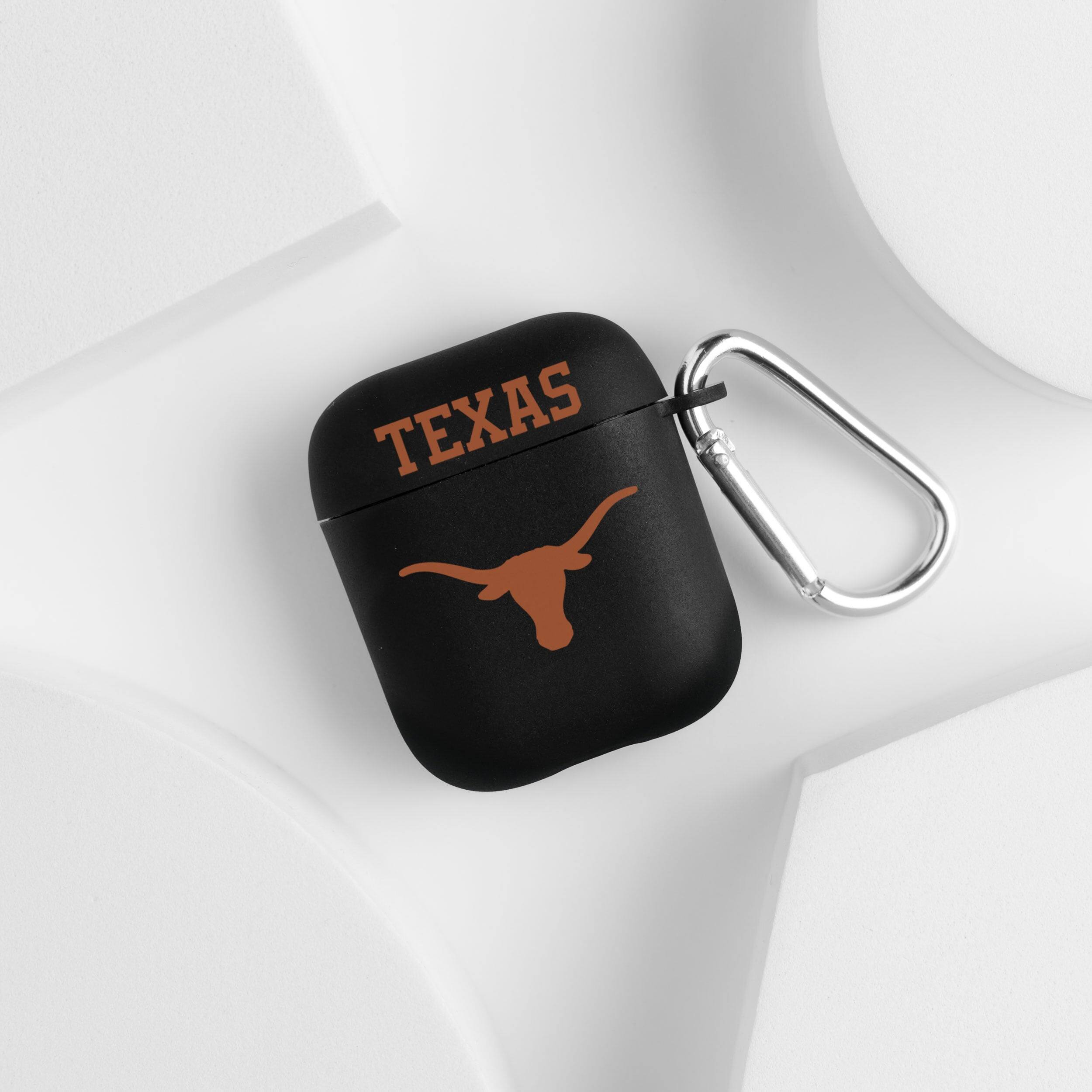 Alt View 2. Affinity Bands - Black Texas Longhorns AirPods Case Cover - Black.