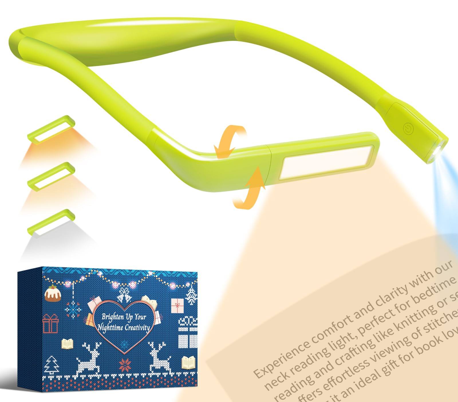 Brighten Up Your Nighttime Creativity

Experience comfort and clarity with our neck reading light, perfect for bedtime reading and crafting like knitting or stitching. Offers effortless viewing of book lovers. Ideal gift for book lovers.