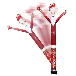 Sporticulture - Tampa Bay Buccaneers Santa Claus Inflatable Crazy Sports Fan - Red