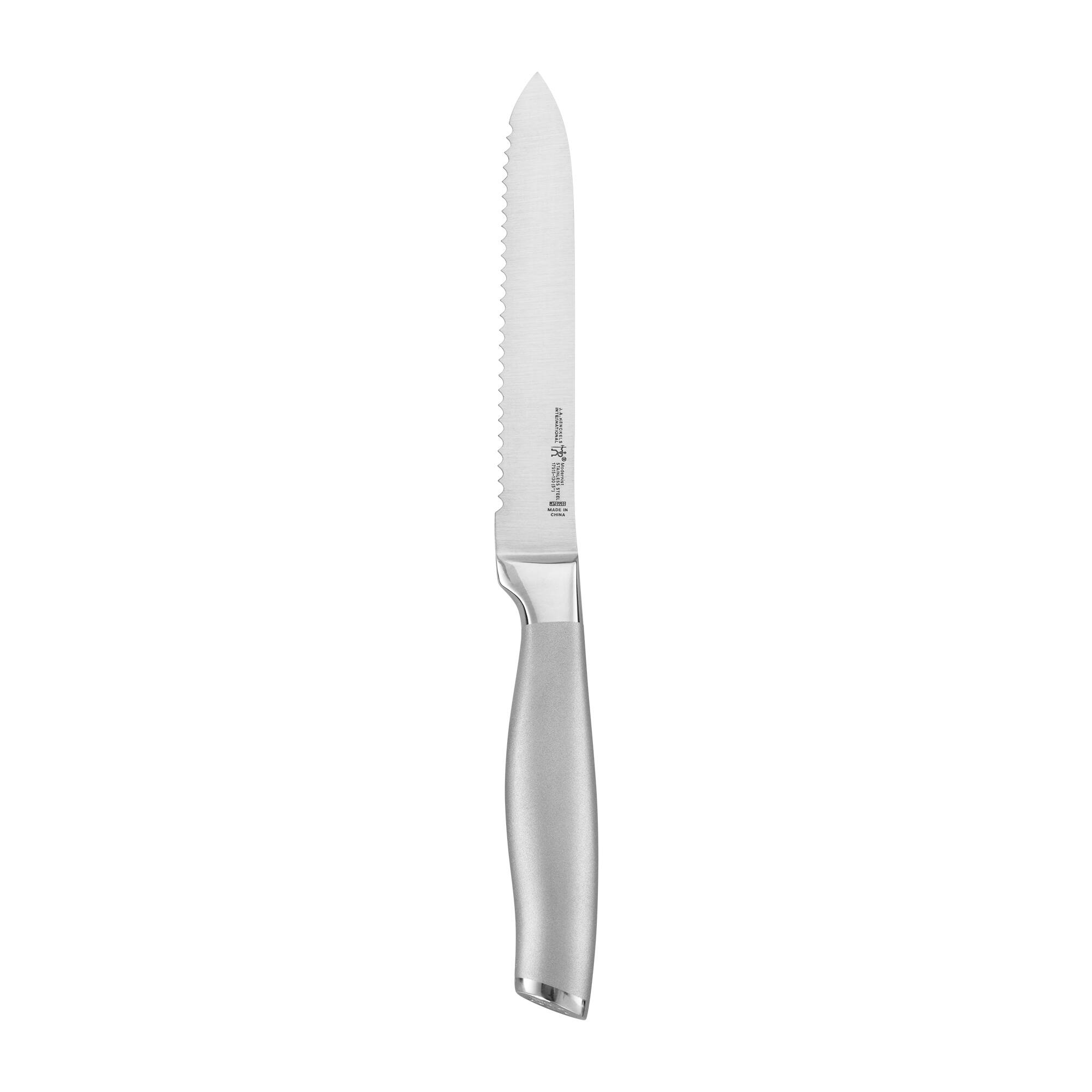 Henckels - Modernist 5-inch Serrated Utility Knife - Stainless Steel