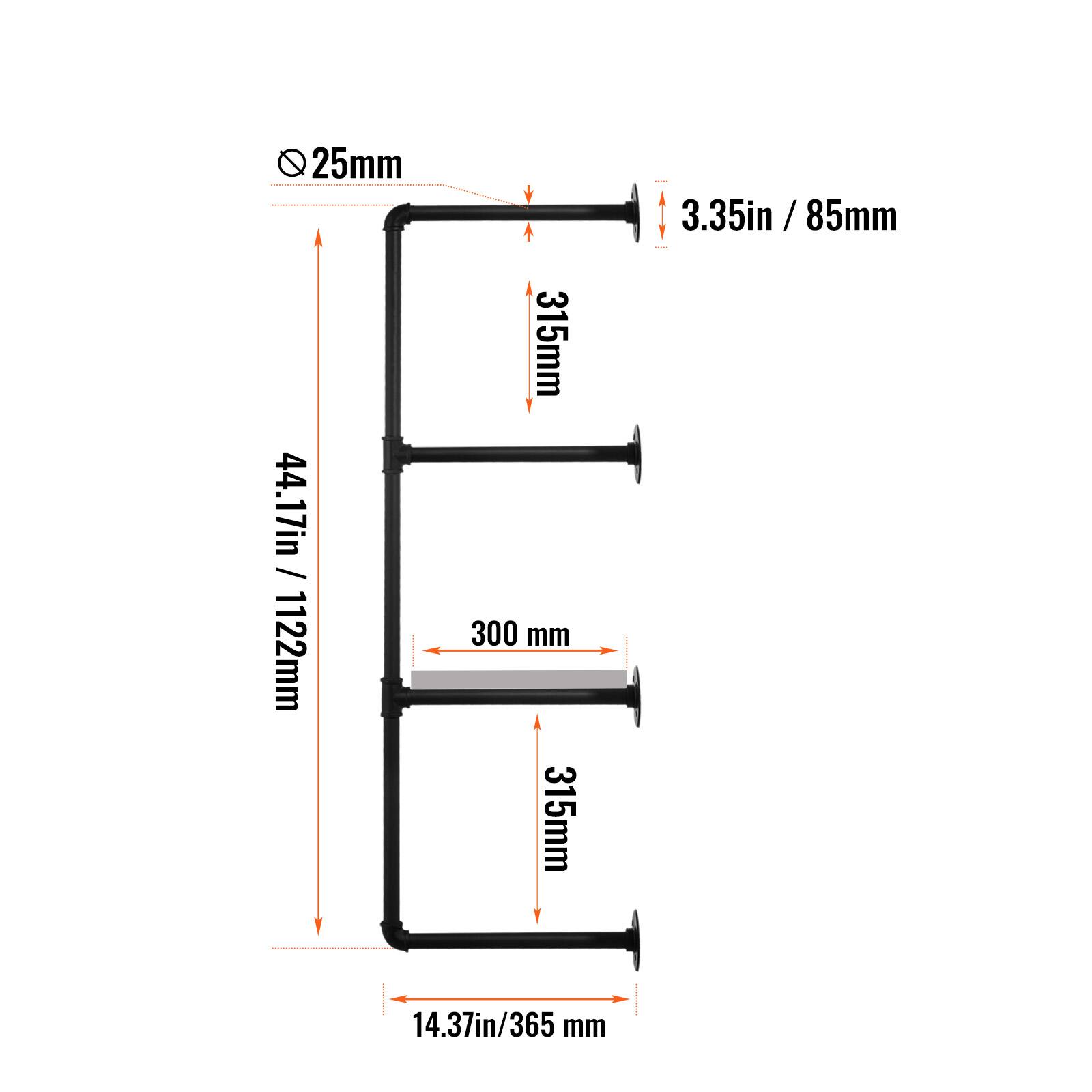 - 25mm
- 3.35in / 85mm
- 44.17in / 1122mm
- 315mm
- 300mm
- 315mm
- 14.37in / 365mm