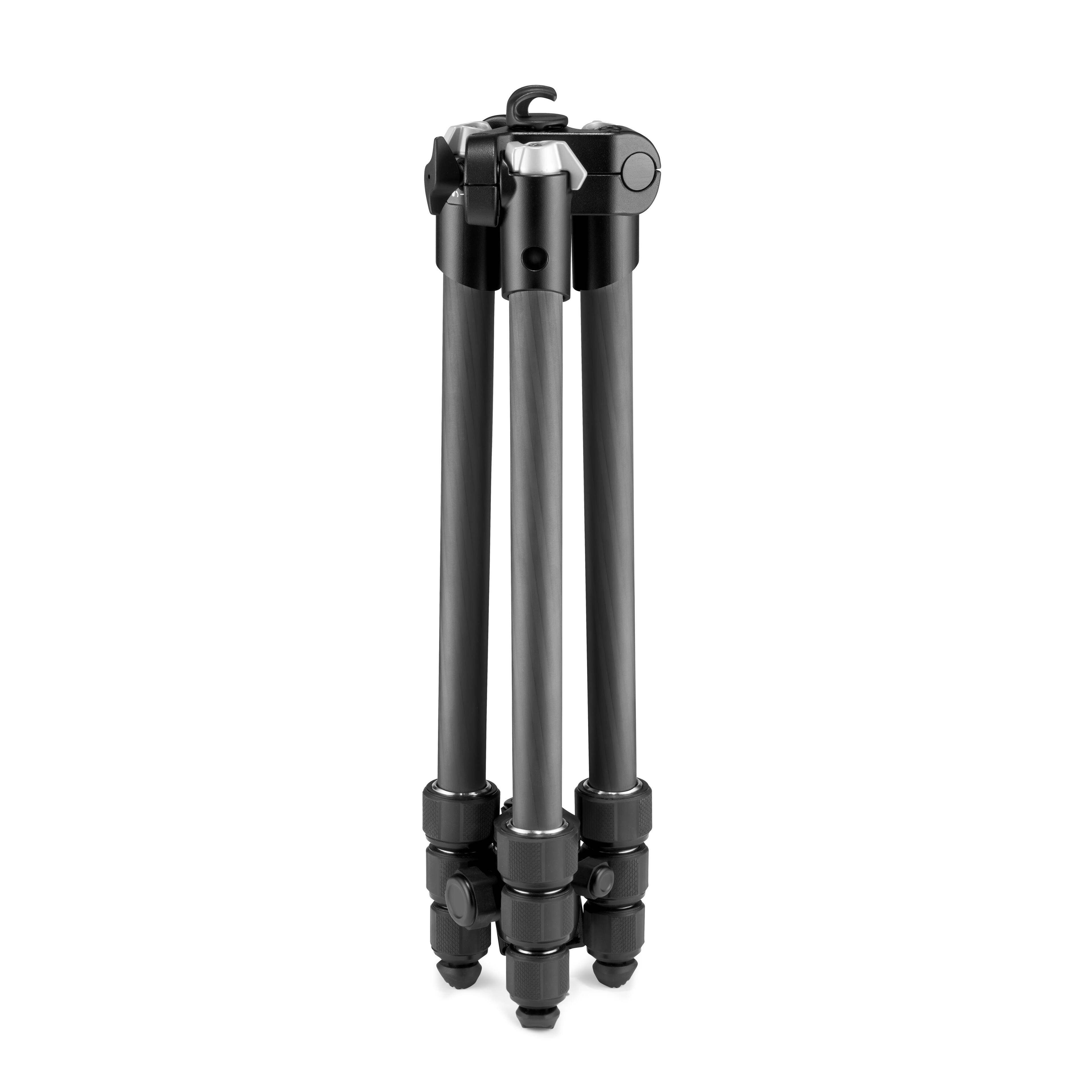 Alt View 14. Manfrotto - Element MII Mobile Bluetooth Carbon Fiber Traverler Tripod - Black.