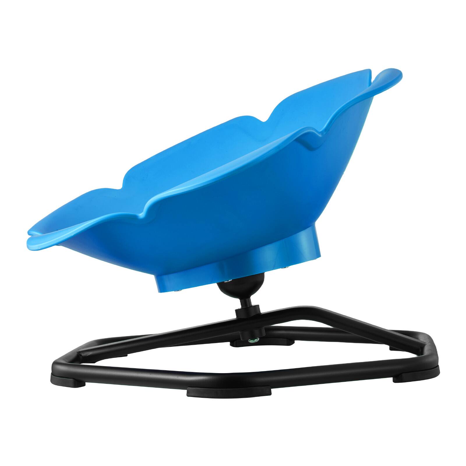 Alt View 5. VEVOR - Kids Swivel Chair, 220 lbs Capacity, Cylinder Shape Sensory Spinning Chair, Autistic Kids Sensory Toy Seat - Blue.