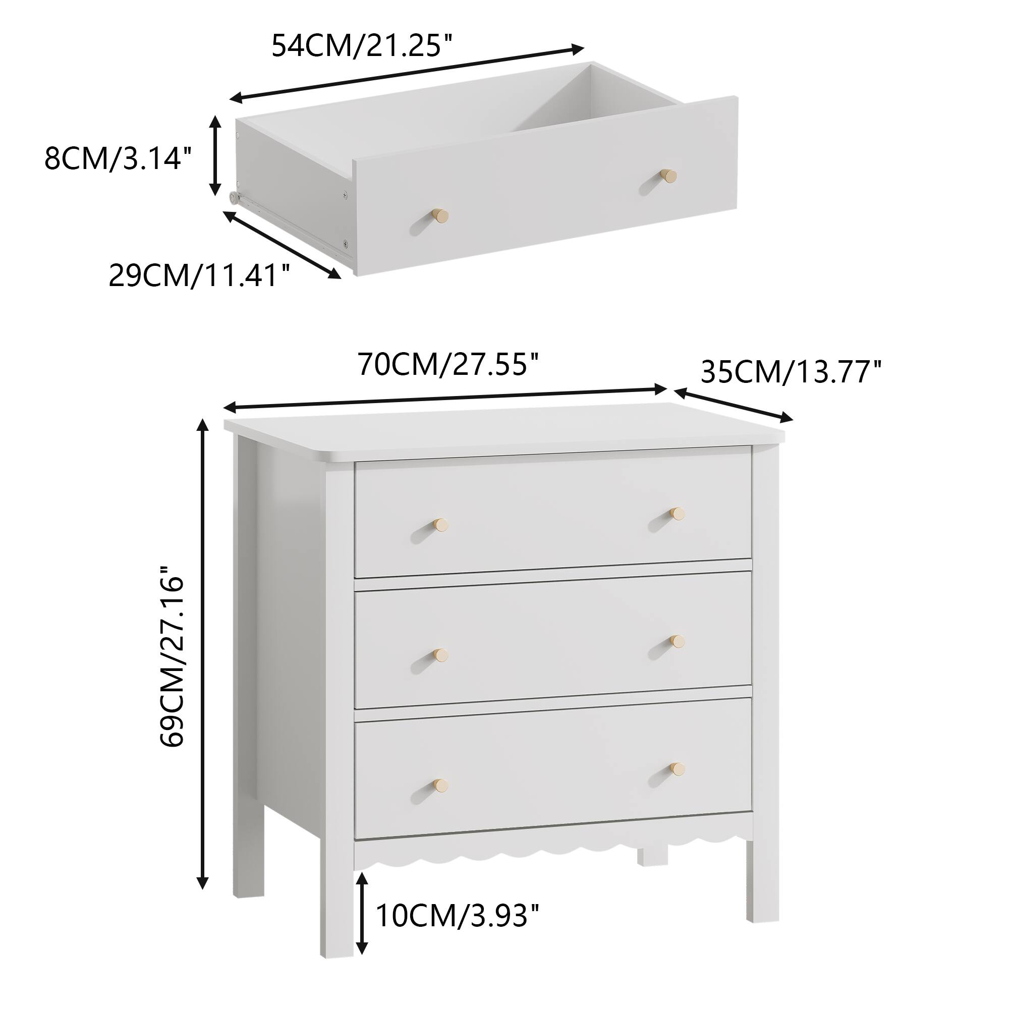 54CM/21.25"  
8CM/3.14"  
29CM/11.41"  
69CM/27.16"  
70CM/27.55"  
10CM/3.93"  
35CM/13.77"
