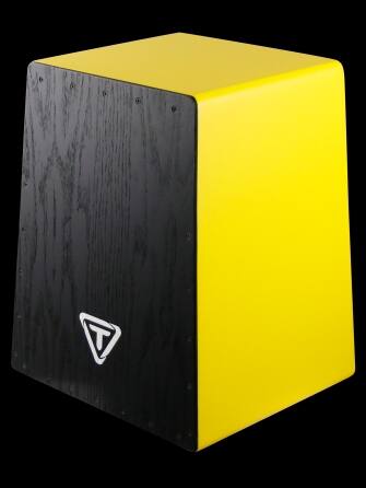 Front. Tycoon Percussion - Cajon, Pyramid Shape Improves Ergonomics & Comfort, Adjustable Snare Wires, Includes Allen Wrench, Vertex Series.