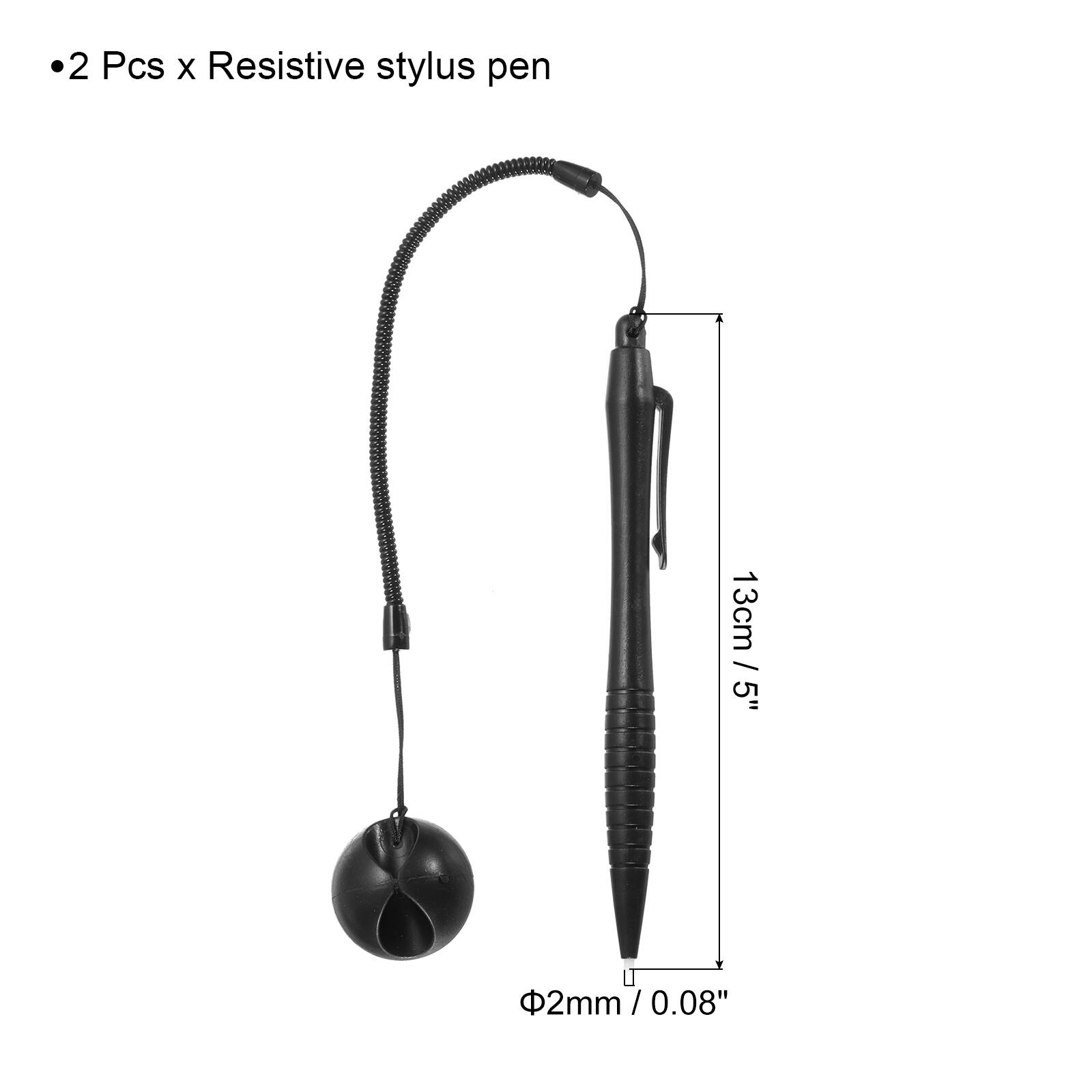 2 Pcs x Resistive stylus pen  
13cm / 5"  
Φ2mm / 0.08"