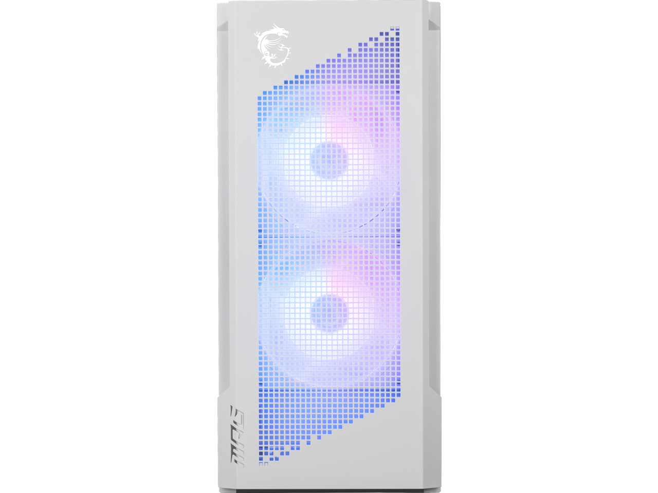 Alt View 1. MSI - MSI MPG Velox 300R Airflow PZ / White - Mid-tower - White - 6 x Bay - 2 x 160mm, 1 x 120mm Fan(s) Installed - EATX, ATX - White.