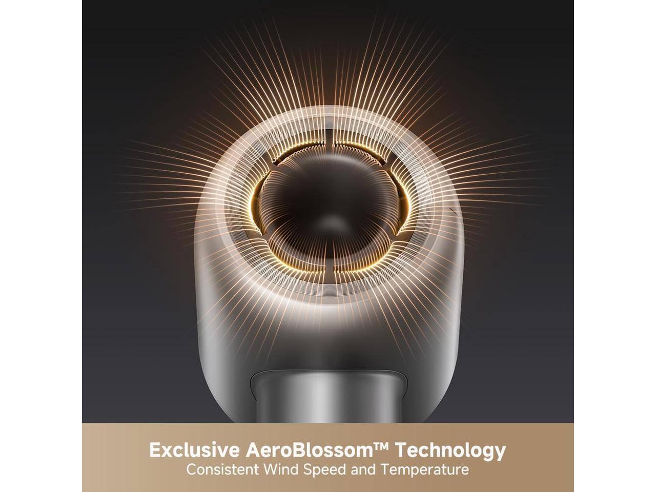 Exclusive AeroBlossom™ Technology  
Consistent Wind Speed and Temperature