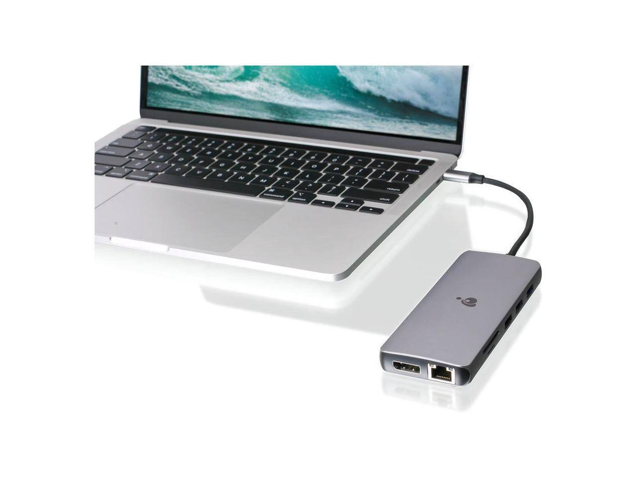Alt View 6. IOGEAR - IOGEAR USB-C Triple HD Compact Dock w/ PD 3.0 GUD3C4K3P.